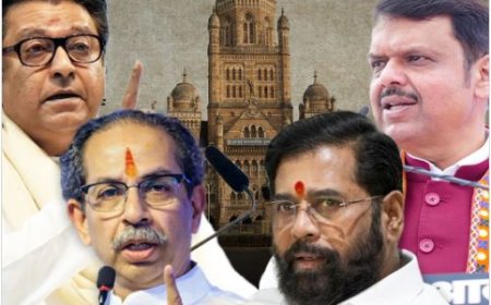 BMC Election 2026 : मुंबईत ठाकरे बंधू vs महायुती, पहिल्या सर्व्हेचा मोठा अंदाज.